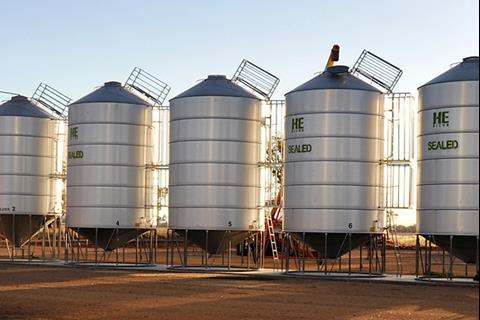 Increase in on-farm storage in Australia is expected to continue. Credit: Rabobank